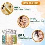 Facial Capsules for Glowing Skin Aloe Vera And Vitamin E  (60 g)