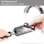 Stainless Steel Rasp Callus Filler Blade Foot Care Foot Scraper (Pack of 1, Black)