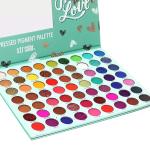 Ocean Beauty  63 Color Pressed Pigment Eyeshadow Palette ( Glitter, Shimmer, Matte,  Metalic ) 1 Pcs
