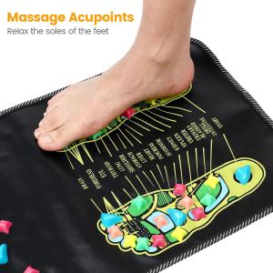 Foot Massage Stone Mat Acupressure Foot Pad ( 1 Piece).