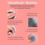 OCEAN BEAUTY Cheek Makeup Brush, Makeup Application, Pink, Aluminum Handle (1 Piece)