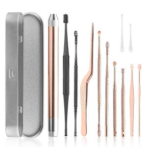 10PCS Ear Wax Cleaner Stainless Steel Ear Wax Remover Tools
