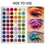 Professional 54 Color Board Eye Shadow Glitter Matte Shimmer Makeup Pallet(Pack of 1).