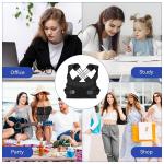Posture Corrector for Men and Women, Back Brace (Pack of 1).Black