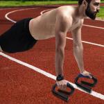 Push up Bar Dip Stand (Multicolor, 1 Pair)