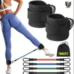 Ankle Resistance Bands, Ankle Bands for Working Out with Cuffs, Resistance Bands for Leg