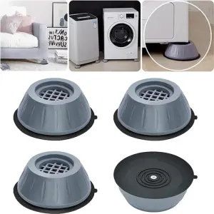 Anti Vibration Pad with Suction Cup Feet, Fridge Washing Machine Feet Pads (Pack of 4).