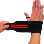 Wrist Supporter for Physiotherapy, Wrist Wrap, Hand Band with Adjustable Size Wrist Support  (Red)