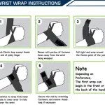Wrist Supporter for Physiotherapy, Wrist Wrap, Hand Band with Adjustable Size Wrist Support  (Red)