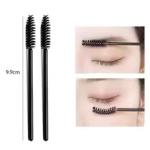 50 Pcs Disposable Eyelash Brushes Mascara Brushes Eye Lash Eyebrow (Black).