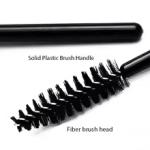 50 Pcs Disposable Eyelash Brushes Mascara Brushes Eye Lash Eyebrow (Black).