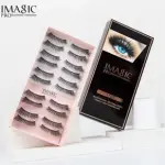 Professional Synthetic Fibers False Eyelashes, 3D Eyelashes Pack 10 Pairs of 1