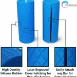 Dumbbell Grips, Non-Slip Comfort Grip (Blue) 1 Pair