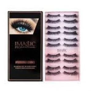 Black Eyelashes, | Eyelash Extension | 100% Human Hair Eyelashes | (Pack of 10)