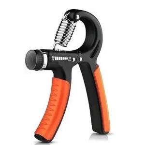 Hand Gripper for Men & Women for Gym ,Workout 5kg To 60Kg (Black/Orange) 1 Piece.
