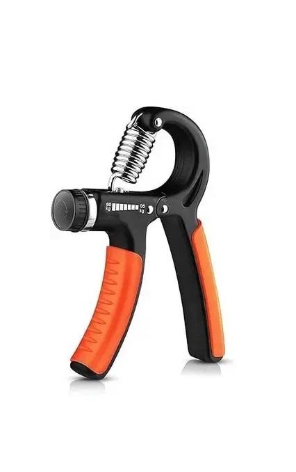 Hand Gripper for Men & Women for Gym ,Workout 5kg To 60Kg (Black/Orange) 1 Piece.