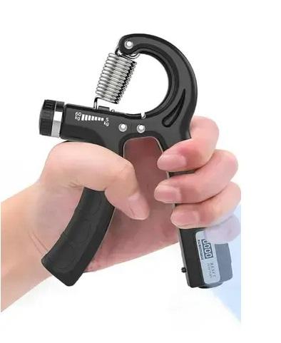 Hand Gripper for Men & Women for Gym ,Workout 5kg To 60Kg (Black) 1 Piece.