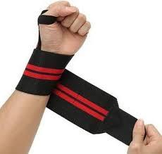 Wrist Supporter for Physiotherapy, Wrist Wrap, Hand Band with Adjustable Size Wrist Support  (Red)