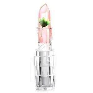 Transparent Color Changing Lipstick Flower Jelly High-Glossy Lipstick( 1 Piece).