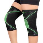 Knee Support For Men & Women (Green) 1 Pair.