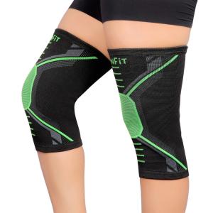 Knee Support For Men & Women (Green) 1 Pair.