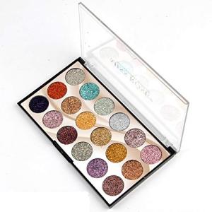 18 Glitter Palette for Stunning Looks Makeup Palette 55 g  (Multicolor)