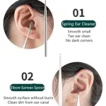 6Pcs Ear Pick Earwax Removal Kit and 4Pcs Blackhead Needle kit Ear Cleansing Tool Set