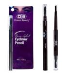 Professional Eye Waterproof & Smudge Proof Long Lasting Eyebrow Pencil Liner Black With Brush For Girls & Women(1 Pcs).