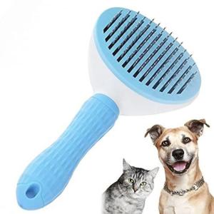 Self Cleaning Slicker Brush, Pet Grooming Shedding Brush for Dogs and Cat 1 Pcs