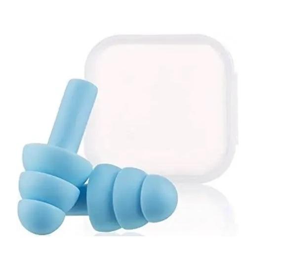(2 Pair) Waterproof Ear Plugs, Concert, Study, Loud Noise Reducing Ear Plug Multicolor.