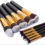 Makeup Brushes Professional Cosmetic For Girl's & Women (Pack of-10)