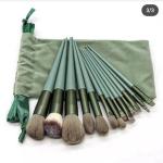 Professional Cosmetic Brush Set – 13-Piece(Green).