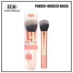 OCEAN BEAUTY Cheek Makeup Brush, Makeup Application, Pink, Aluminum Handle (1 Piece)