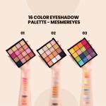 16 Color Eyeshadow Palette (Multicolur) 1 Piece.