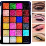 Ocean Beauty 24 Color Glitter Eyeshadow Palette Eye Makeup(Pack of 1)Multicolor.