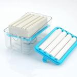 Soap Roller Dispenser Soap, Reduce Waste, Washing Box Holder(Blue) 1 Piece