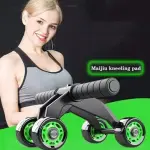 4-Wheel Ab Roller/Fitness for Unisex Ab Exerciser  (Multicolor) 1 Piece.