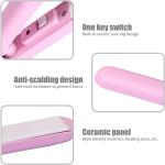 Mini Electronic Hair Crimper and Curler - Ceramic Design Styling Tool(Multicolor) 1 Piece