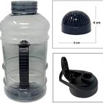 1.5 Liter Gallon Bottle 50oz BPA-Free Gym Water Bottle with Mixer Ball(Pack of 1).