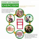 Wellness Finger and Hand Grip Exerciser for Physiotherapy & Fitness of Fingers(Multicolor) 1 Piece.