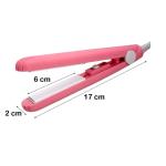 Mini Electronic Hair Crimper and Curler - Ceramic Design Styling Tool(Multicolor) 1 Piece