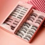Professional Premium Collection False Eyelashes, Natural & soft 100%( Pack of 1).
