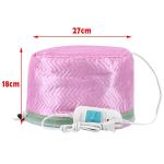 Electric SPA Hair Thermal Treatment Heating Cap Hair Care Steamer Hat Pink (Pack of 1).