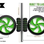 Abs Roller Home Gym/Indoor Wheel for Abs Workouts Multicolor (Pack of 1).