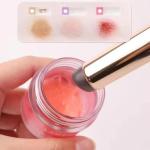 Silicone Makeup Brush, Silicone Lip Brush (Pack of 1 ) Black.