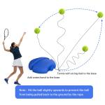 Trainer Nylon Rebound Ball, Solo Training Equipment for Self-Practice, (Pack of 1).
