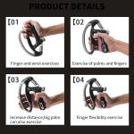premium D-Shape 10 To 100Kg  Weight Adjustable Professional Counting Hand gripper ( Black).