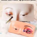 Eye Makeup Practice Face Board Mannequin | Silicon Eye practice dummy Pack of 1