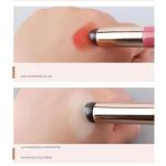 Silicone Makeup Brush, Silicone Lip Brush (Pack of 1 ) Black.