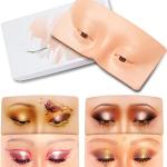 Eye Makeup Practice Face Board Mannequin | Silicon Eye practice dummy Pack of 1